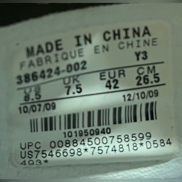 Nike Hyperdunk Low 2009 Limited Edition Mens Size 8.5 Basketball Shoes Gray - Picture 8 of 8